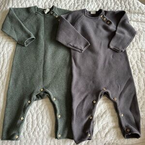 H&M Baby Sweater Knit Rompers size 12 Months